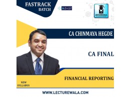  CA Final  Financial Reporting  Fastrack Course: Video Lecture + Study Material By CA Chinmaya Hegde (For Nov 2021 &  May 2022 Exam)