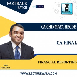  CA Final  Financial Reporting  Fast track Course By CA Chinmaya Hegde : Pen Drive / Online Classes