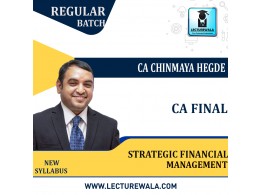  CA  Final Strategic Financial management Fastrack Course: Video Lecture + Study Material By CA Chinmaya Hegde (For Nov 2022 Exam)