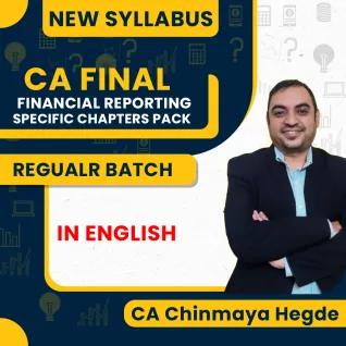 CA Final New Syllabus Financial Reporting Regular Classes Specific Chapters Pack In English By CA Chinmaya Hegde : Pen Drive / Online Classes CA Final New Syllabus Financial Reporting Regular Classes Specific Chapters Pack In English By CA Chinmaya Hegde : Pen Drive / Online Classes