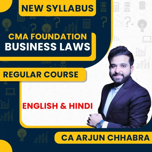 CS LLM Arjun Chhabra Business Laws and Business Communication Regular For CMA Foundation