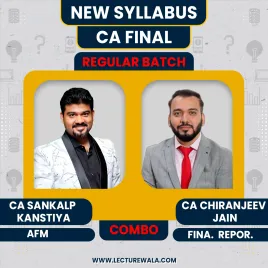 CA Sankalp Kanstiya AFM & CA Chiranjeev Jain Financial Reporting Regular Batch In English For CA Final CA Sankalp Kanstiya AFM & CA Chiranjeev Jain Financial Reporting Regular Batch In English For CA Final
