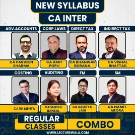 Lecturewala Both Group All Subjects Regular Online Combo Classes For CA Inter Lecturewala Both Group All Subjects Regular Online Combo Classes For CA Inter