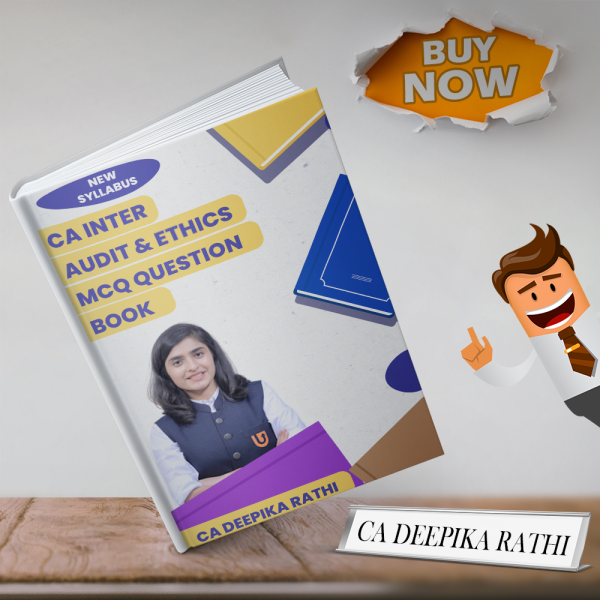 CA Inter Audit MCQ QUESTION BANK Book By CA Deepika Rathi: Study Material