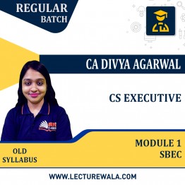 CS EXECUTIVE (OLD SYLLABUS) - MODULE 1 - SBEC - RECORDED BATCH BY MEPL CLASSES