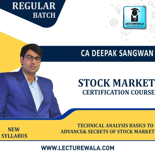 Technical Analysis Basics to Advance & Secrets of Stock MarketCertification Course : Video Lecture By CA Deepak Sangwan