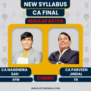 CA Final AFM & FR Recorded Regular Batch Combo by CA Nagendra Sah & CA Parveen Jindal : Online Classes   CA Final AFM & FR Recorded Regular Batch Combo by CA Nagendra Sah & CA Parveen Jindal : Online Classes
