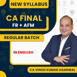 CA Final New Scheme FR + AFM Regular Lectures V1.0 In English by CA Vinod Kumar Agarwal : Pen drive / Online Classes CA Final New Scheme FR + AFM Regular Lectures V1.0 In English by CA Vinod Kumar Agarwal : Pen drive / Online Classes