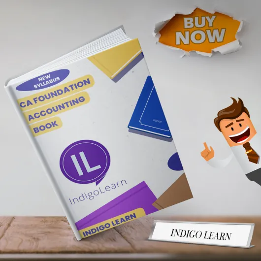 Indigo Learn Accounting Book For CA Foundation : Study Material