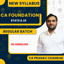 CA Pranav Chandak Statistics &amp; Logical Reasoning Regular Online Classes For CA Foundation : Google Drive Classes