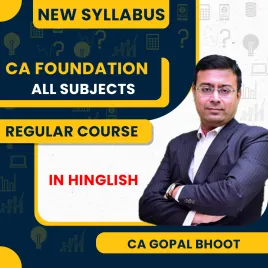 CA Foundation New Scheme All Subjects Full Course Combo By CA Gopal Bhoot Pendrive / Online Classes. CA Foundation New Scheme All Subjects Full Course Combo By CA Gopal Bhoot Pendrive / Online Classes.