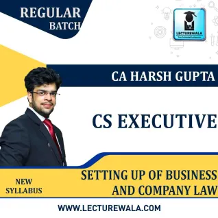 CS Executive Setting up of Business and Company Law Regular Course: Video Lectures + Study Materials by CA Harsh Gupta (For dec.2021) CS Executive Setting up of Business and Company Law Regular Course: Video Lectures + Study Materials by CA Harsh Gupta (For dec.2021)
