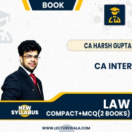 CA Inter Law Combo-Compact+MCQ(2 Books) By CA Harsh Gupta : Study Material