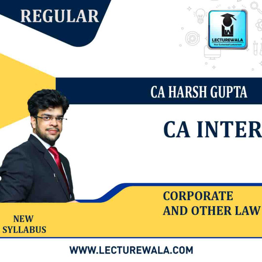 CA Inter Corporate And Other Law Regular Course by CA Harsh Gupta: Google Drive / Pen Drive  CA Inter Corporate And Other Law Regular Course by CA Harsh Gupta: Google Drive / Pen Drive