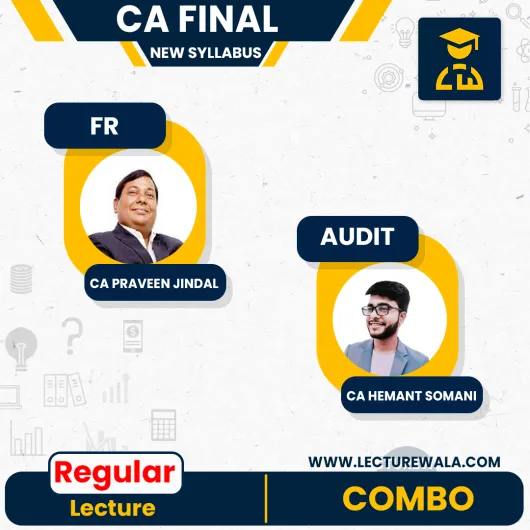 CA Final FR Regular Btach & Audit Exam Oriented Batch New Syllabus By CA Hemant Somani : Online Classes