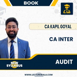 CA INTER AUDIT Full Book Set By CA Kapil Goyal : Study Material.