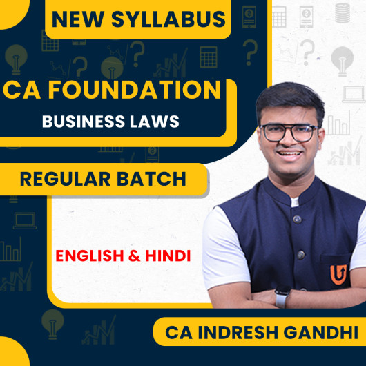 CA Indresh Gandhi Business Laws Regular Online Classes For CA Foundation CA Indresh Gandhi Business Laws Regular Online Classes For CA Foundation