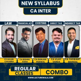 CMA Inter Grp 1 Combo - Law &amp; FA &amp; Taxation &amp; Costing Regular Batch By Arjun Chhabra Tutorial
