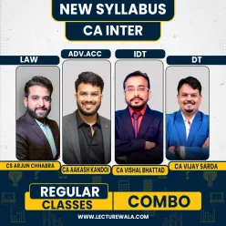 Arjun Chhbra, Akash Kandoi, Vijay Sarda & Vishal Bhattad CA Inter Group 1 Combo For Jan 2027 & May 2027