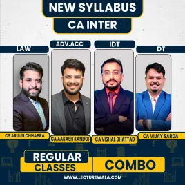 Arjun Chhbra, Akash Kandoi, Vijay Sarda &amp; Vishal Bhattad CA Inter Group 1 Combo For Jan 2027 &amp; May 2027