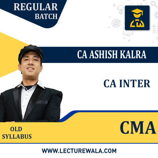 CA Inter CMA Regular course By CA Ashish Kalra : Pen Drive / Online Classses