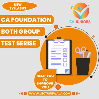 CA Foundation New Syllabus group One Unitwise Test Series By CA Juniors : Online test Series