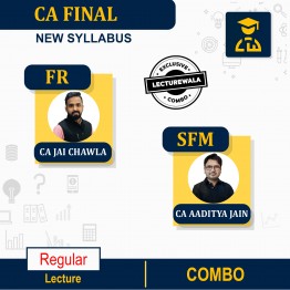 CA Final FR And SFM Combo Regular Course By CA Jai Chawla  & CA Aaditya Jain : Pen Drive & Online Classes