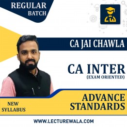 CA Inter Accounting Standard Only AS Lectures (Group 1) Exam Oriented Batch By CA Jai Chawla : Pen Drive / Google Drive