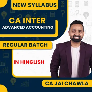 CA Jai Chawla Advanced Accounting Regular In-Depth For CA Inter