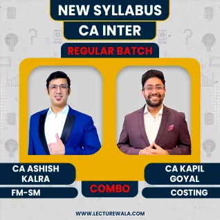 CA Inter Costing FM-SM by Kapil Goyal & Audit By CA Ashish Kalra For CA Inter : Online Classes