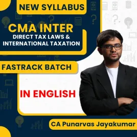 CMA Final Direct Tax Laws and International Taxation Fastrack Classes CA PUNARVAS JAYAKUMAR : Pen Drive / Online Classes CMA Final Direct Tax Laws and International Taxation Fastrack Classes CA PUNARVAS JAYAKUMAR : Pen Drive / Online Classes