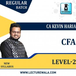 CFA Level 2 Combo New Syllabus : Video Lecture + Study Material By CA Kevin Heria (For Nov 2022 And Onwards)