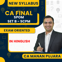 CA Manan Pujara Set B - SCPM