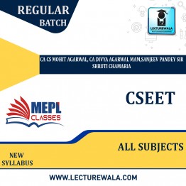 CSEET Combo  ALL AUBJECT  Regular by Mepl classes: Pen drive / Online classes.