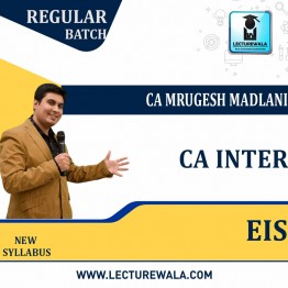 CA Inter  Eis Regular Course  By CA Mrugesh Madlani : Pen Drive / Online Classes
