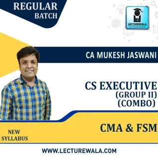 CS Executive Corporate and Management Accounting and Financial and Strategic Management Group II Combo New Syllabus Regular Course : Video Lecture + Study Material by CA Mukesh Jaswani (For Dec 2022) CS Executive Corporate and Management Accounting and Financial and Strategic Management Group II Combo New Syllabus Regular Course : Video Lecture + Study Material by CA Mukesh Jaswani (For Dec 2022)