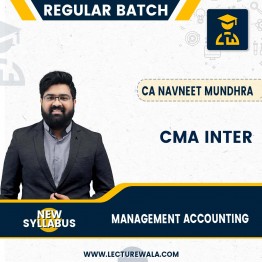CMA Inter Management Accounting New Syllabus Regular Course : Video Lecture + Study Material By CA Navneet Mundhra
