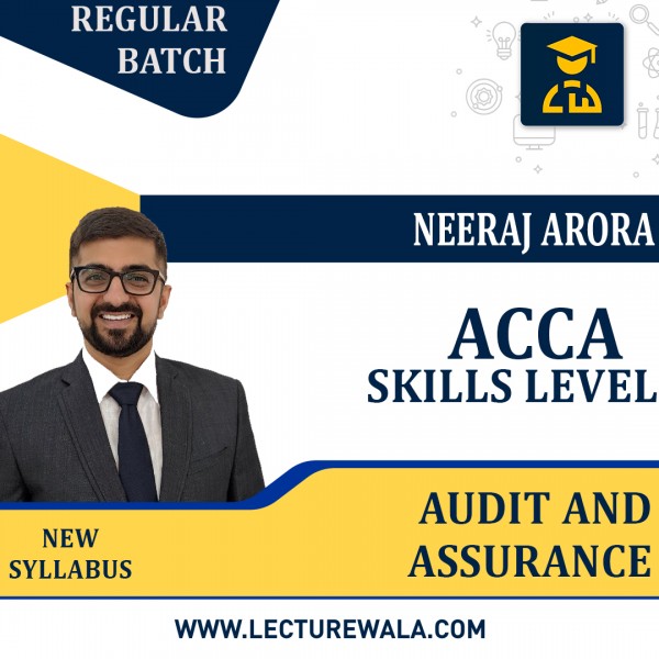 ACCA Skills Level –Audit and Assurance By Neeraj Arora : Pen drive / Google drive.