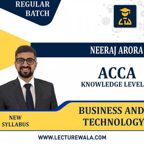 ACCA Knowledge Level –Business and Technology By Neeraj Arora : Pen drive / Google drive.