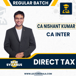 CA Nishant Kumar CA Inter DT