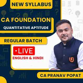CA Pranav Popat Quantitative Aptitude Regular Batch For CA Foundation