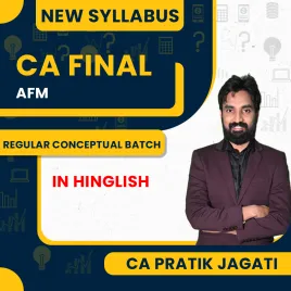 CA Pratik Jagati Advanced Financial Management Regular Batch Conceptual Batch For CA Final CA Pratik Jagati Advanced Financial Management Regular Batch Conceptual Batch For CA Final