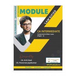CA Inter Paper 2 – Corporate and Other Laws Module Book : By CA Punarvas Jayakumar (For May/Nov. 2022)