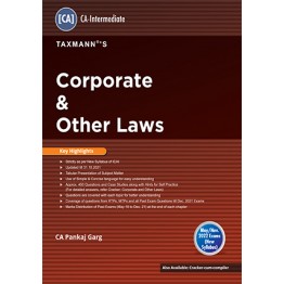 CA Inter Law Main Book by CA Pankaj Garg  For ( Nov.2022) 