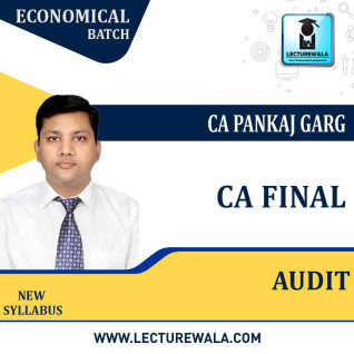 CA Final Audit (Economical Batch) By CA Pankaj Garg : Pen Drive / Online Classes CA Final Audit (Economical Batch) By CA Pankaj Garg : Pen Drive / Online Classes