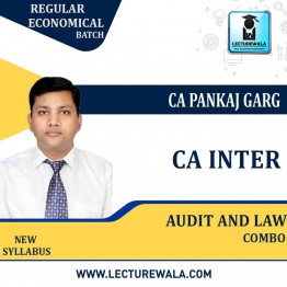 CA Inter Combo Laws And Audit (Regular Economical  Batch) By CA Pankaj Garg  : Pen Drive / Online Classes