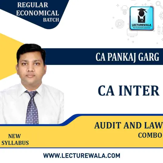 CA Inter Combo Laws And Audit (Regular Economical Batch) By CA Pankaj Garg : Pen Drive / Online Classes CA Inter Combo Laws And Audit (Regular Economical Batch) By CA Pankaj Garg : Pen Drive / Online Classes