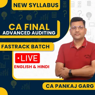 CA Pankaj Garg Advanced Auditing Fastrack Live Classes For CA Final: Online Live Classes CA Pankaj Garg Advanced Auditing Fastrack Live Classes For CA Final: Online Live Classes