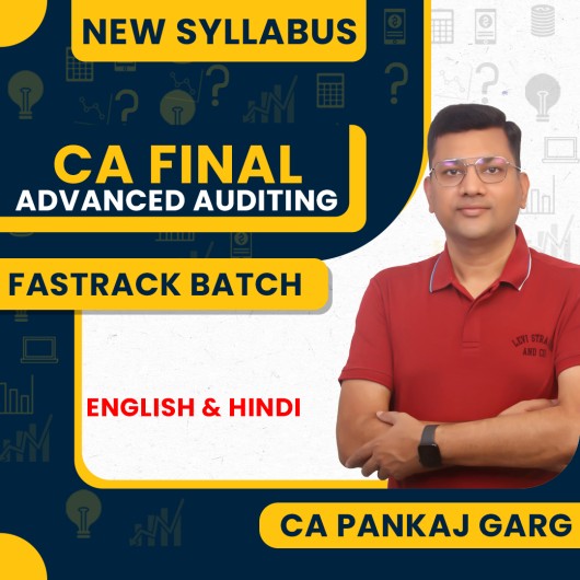 CA Pankaj Garg Advanced Auditing Fastrack Online Classes For CA Final :Pen Drive / Online Classes