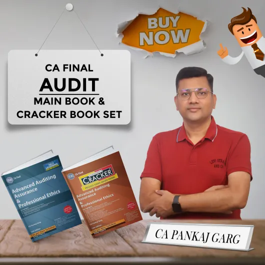 CA Pankaj Garg Advanced Auditing Cracker Book & Main Book For CA Final: Study Material